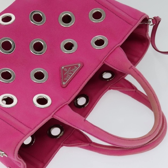 Prada Pink and Silver Crossbody Bag And Pouch - Picture 5 of 16